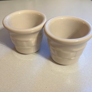 Longaberger set of 2 votive holders 🖤